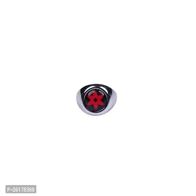 Offo Anime Ring | Stylish and Durable Desgin Ring for anime fans| Ideal for men and women (Sasuke's Mangekyou Sharingan Ring)