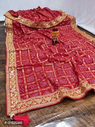 Stylish Art Silk Saree with Blouse For Women-thumb2