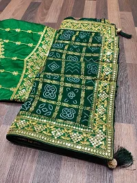 Stylish Art Silk Saree with Blouse For Women-thumb3