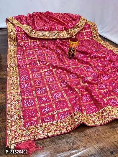 Stylish Art Silk Saree with Blouse For Women