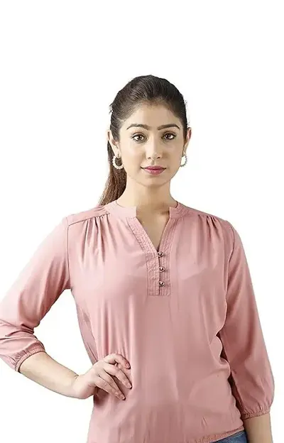 Elegant Crepe Top For Women