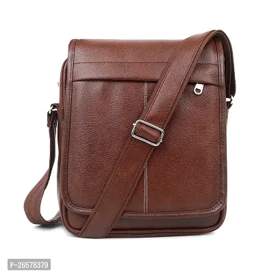 Stylish Brown Messenger Bag-thumb0