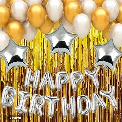 ARYAN BALLOON Happy Birthday Decoration Item Birth day decerations/Decorations Item for Room/Balloons for Decoration
