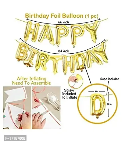 ARYAN BALLOON Happy Birthday Decorations Items for Room/Balloons for Decorations-thumb4