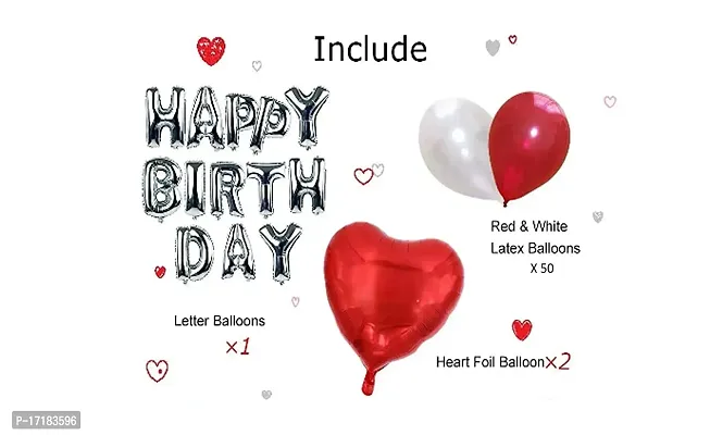 ARYAN BALLOON Happy Birthday Pack Decorations Items for Room/Balloons for Decoration-thumb2