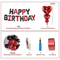 Aryan Balloon Happy Birthday Decoration Items, Curtain Photo Booth Props/Birth Day. decerations/Decorations Items for Room/Balloons for Decoration-thumb1