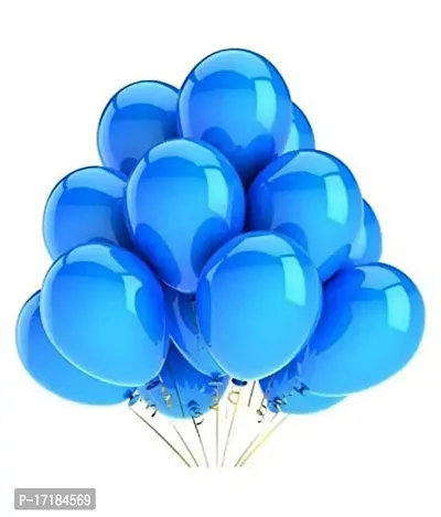 ARYAN BALLOON's Decoration Metallic Balloon, Pack of 50, Blue. Metallic Balloons pack for birthday decoration, HD Metallic Balloons Decoration for Birthday, Anniversary, Baby Shower, New Year-thumb0