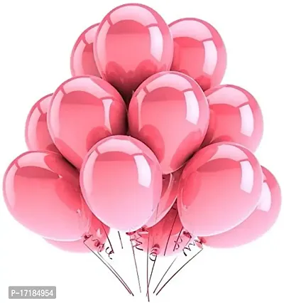 ARYAN Decoration Metallic Balloon, Pack of 100, Pink Metallic Balloons pack for birthday decoration, HD Metallic Balloons Decoration for Birthday, Anniversary, Baby Shower, New Year
