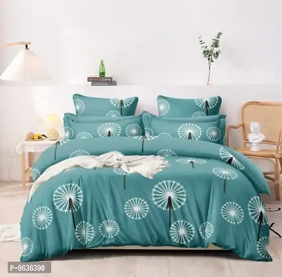 Classic Glace Cotton King Bedsheets with Pillow Covers