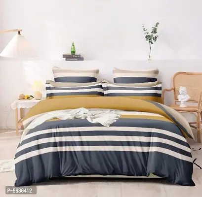 Classic Glace Cotton King Bedsheets with Pillow Covers