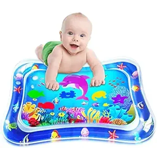 Baby Kids Water Play Mat Toys Inflatable Tummy Time Leak-Proof Water Play Mat,Fun Activity Play Center IndoorOutdoor Water Play Mat For Baby (Water Play Mat),Multicolor,Pack of 1