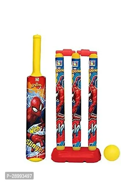 Store Plastic Cricket Kit Combo Set for Kids with 3 Stumps with Bat and Ball (Multicolour) (Cricket Set -1)