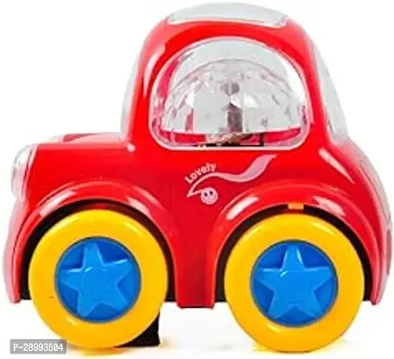 Funny Car Toy - Car for Kids with Light 360 Degree Rotation and Sound Toy, Musical Toy for Boys, Kids (Multi Color)-thumb0