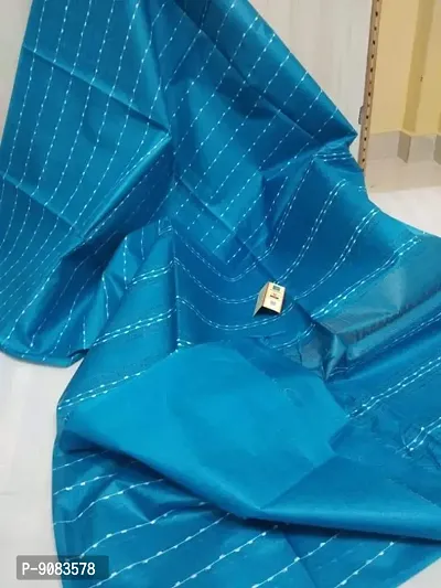 Beautiful Chanderi Silk Silk Saree with Blouse piece-thumb0