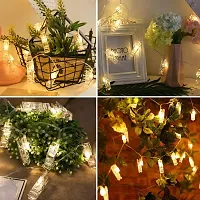 Awestuffs LED Lights for Home Decoration (16 LED Photo Clip String (Warm White))(Plastic)-thumb4