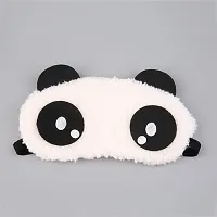 Awestuffs Imported Panda Sleeping Plush Eye Mask Nap Eye Shade Cartoon Blindfold Sleep Eyes Cover Sleeping Travel Rest Eye Patch Sleep Mask (Open Eyes)-thumb2