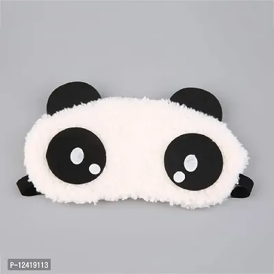 Awestuffs Imported Panda Sleeping Plush Eye Mask Nap Eye Shade Cartoon Blindfold Sleep Eyes Cover Sleeping Travel Rest Eye Patch Sleep Mask (Open Eyes)-thumb3