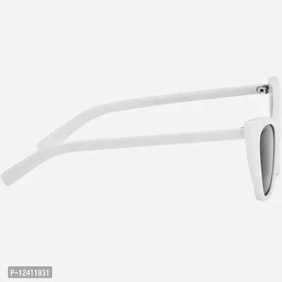 Awestuffs Cat Eye Sunglass inspired from Priyanka Chopra UV Protected Sunglasses for Women Modern Pointed Cat Eye Sunglasses (White)-thumb4