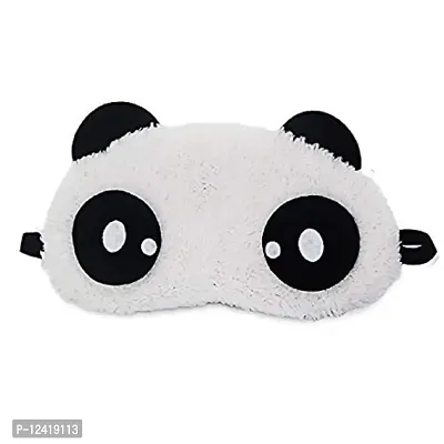 Awestuffs Imported Panda Sleeping Plush Eye Mask Nap Eye Shade Cartoon Blindfold Sleep Eyes Cover Sleeping Travel Rest Eye Patch Sleep Mask (Open Eyes)