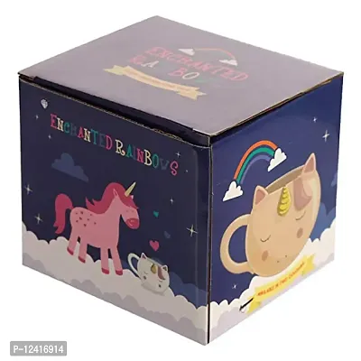 Awestuffs Ceramic Unicorn 3D Tea Coffee Mug with Golden Horn (Pink)-thumb4