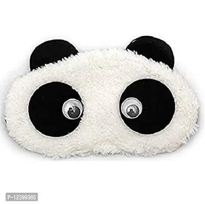 Imported Panda Sleeping Plush Eye Mask Nap Eye Shade Cartoon Blindfold Sleep Eyes Cover Sleeping Travel Rest Eye Patch Sleep Mask (Rolling Eyes)