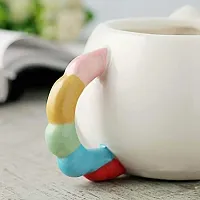 Awestuffs Ceramic Unicorn 3D Tea Coffee Mug (Unicorn with Rainbow Handle)-thumb3