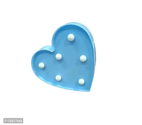 Awestuffs Decorative Marquee Light Lamp Wall Decor Night Light for Christmas, Birthday Party, Kids Room, Living Room Decor (Little Heart Blue)-thumb4