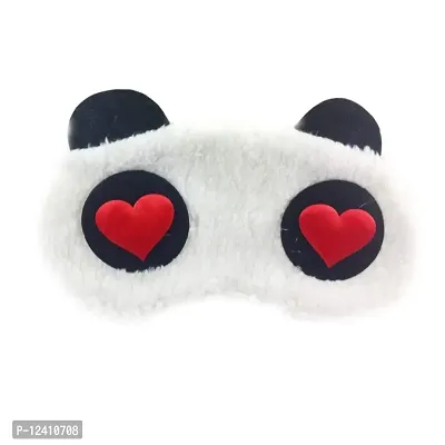 Awestuffs Imported Panda Sleeping Plush Eye Mask Nap Eye Shade Cartoon Blindfold Sleep Eyes Cover Sleeping Travel Rest Eye Patch Sleep Mask (Love Eyes)