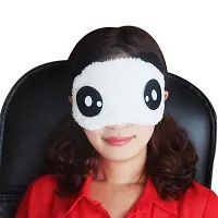 Awestuffs Imported Panda Sleeping Plush Eye Mask Nap Eye Shade Cartoon Blindfold Sleep Eyes Cover Sleeping Travel Rest Eye Patch Sleep Mask (Open Eyes)-thumb4