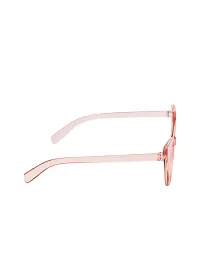 Awestuffs Cat Eye Sunglass inspired from Priyanka Chopra UV Protected Sunglasses for Women Modern Pointed Cat Eye Sunglasses (Light Pink)-thumb2