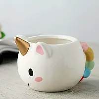 Awestuffs Ceramic Unicorn 3D Tea Coffee Mug (Unicorn with Rainbow Handle)-thumb2