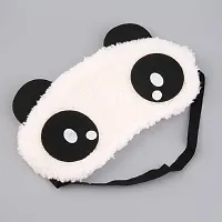 Awestuffs Imported Panda Sleeping Plush Eye Mask Nap Eye Shade Cartoon Blindfold Sleep Eyes Cover Sleeping Travel Rest Eye Patch Sleep Mask (Open Eyes)-thumb1