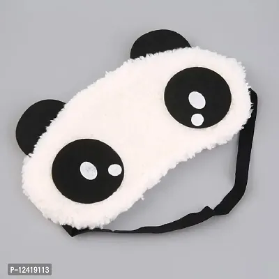 Awestuffs Imported Panda Sleeping Plush Eye Mask Nap Eye Shade Cartoon Blindfold Sleep Eyes Cover Sleeping Travel Rest Eye Patch Sleep Mask (Open Eyes)-thumb2