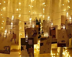Awestuffs LED Lights for Home Decoration (16 LED Photo Clip String (Warm White))(Plastic)-thumb2