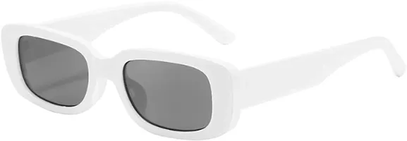 Awestuffs Sunglasses for Women Vintage Trendy Fashion Sunglasses Narrow Square Frame UV Protection