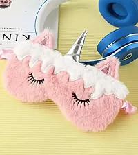 Unicorn Eye Mask for Girls, Cute Eye Cover for Sleep, Soft Breathable Cott-thumb1