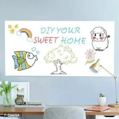 Whiteboard Self Adhesive Wallpaper Sticker for Kids Home Classroom Office Room with Free Marker  XXXL-thumb2