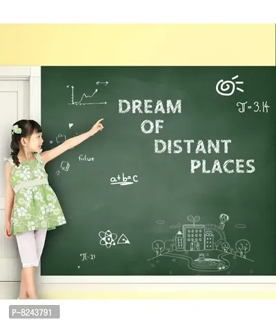 Greenboard Self Adhesive Wallpaper Sticker for Kids Home Classroom Office Room with Free Marker XL-thumb0