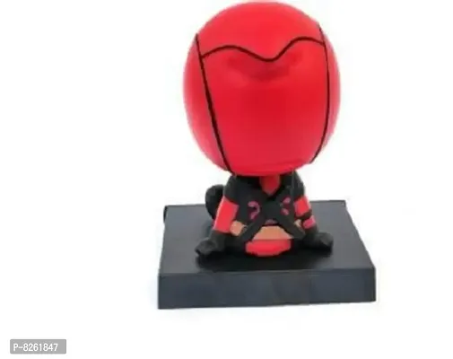 Deadpool Marvel Phone Holder Car Decoration Bobblehead Action Figure-thumb2