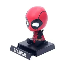 Deadpool Marvel Phone Holder Car Decoration Bobblehead Action Figure-thumb3