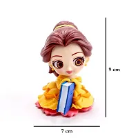 Belle with Book Action Figure Limited Edition for Car Dashboard, Decoration, Cake, Office Desk &amp; Study Table-thumb1