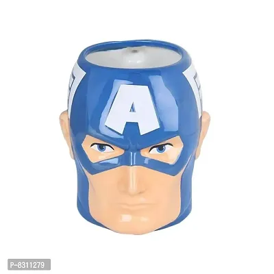 Captain America 3D Creative Ceramic Tea Coffee Mug-thumb0