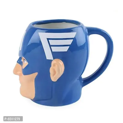 Captain America 3D Creative Ceramic Tea Coffee Mug-thumb2