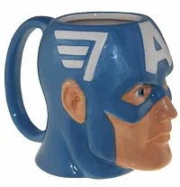 Captain America 3D Creative Ceramic Tea Coffee Mug-thumb3