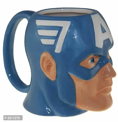 Captain America 3D Creative Ceramic Tea Coffee Mug-thumb4