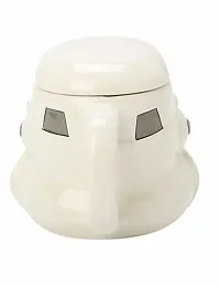 Star Wars Mug - Stormtrooper Helmet 3D Ceramic Tea Coffee Imported Mug with Removable Lid-thumb1