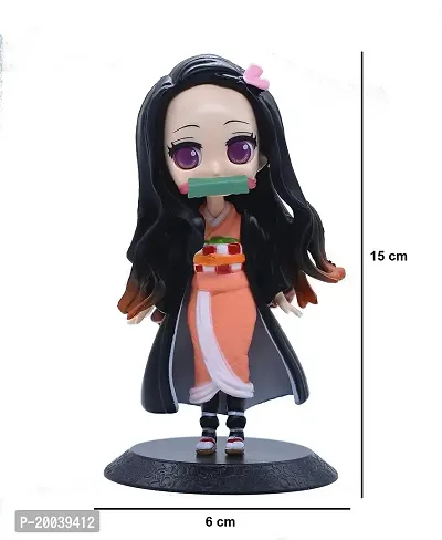 Nezuko Demon Slayer Action Figure Limited Edition for Car Dashboard, Decoration, Cake, Office Desk  Study Table-thumb5