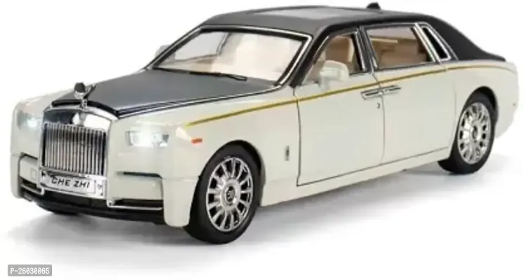 1: 32 Scale Wheels Diecast Cars Rolls-Royce Phantom Metal model Pull Back Alloy Toys with Light and Sound Collection for Gift (Multi color)  (Multicolor, Pack of: 1)-thumb0