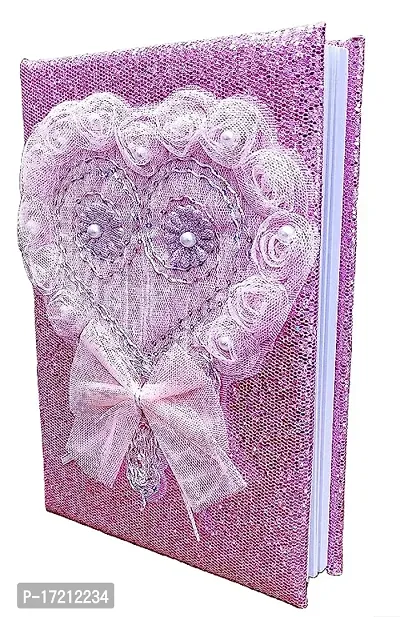 Tejal Arts Techno-Diary-Frill-Pink Diary Notebooks