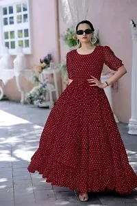 New Latest Attractive Georgette Gown-thumb1